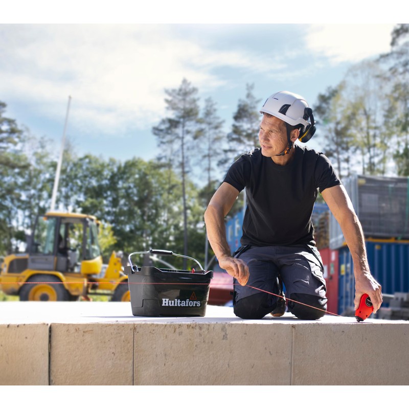 Hultafors 652423 "Red 100" Chalkline Chalk - Silver/Red