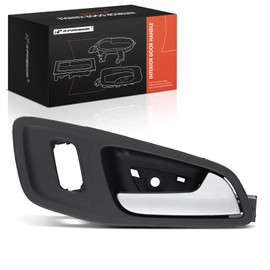 A-Premium Front Right Passenger Side Interior Door Handle Compatible with Ford Escape 2013-2018, C-Max 2013-2018, Black Housing with Silver Lever, Replace# CJ5Z-7822600-CB, CJ5Z-7822600-BB