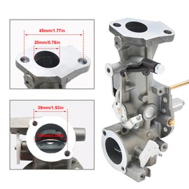 Hoypeyfiy 498298 Carburetor Carb Kits Replacement for BS 130202 112202 137202 Replacement for Yard Vacuum Machines 521244711 917295852 5 5.5HP Engines Replaces 490524 492645 692784