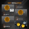 7inch Car LED Work Light Pods Spot Flood Combo Offroad