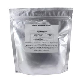 Sodium Ascorbate Powder, 8 oz Bag Food Grade FCC USP BIoActive Non-GMO Vitamin C Contains Ascorbic Acid