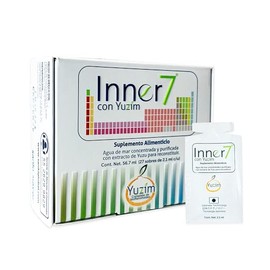 Inner7 Sanki - Suplemento Alimenticio Natural lquido con Magnesio, Yuzu Y Minerales extrados de Agua de Mar 27pzs                                     