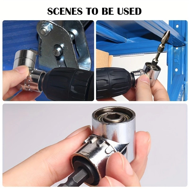 Unbranded Functional Reliable Maneuverable 4PCS Driver Socket Adapter Extension Socket