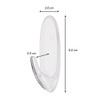 Command Outdoor Window Hooks, Holds 2 lbs, Medium (17091CLR-AWES)