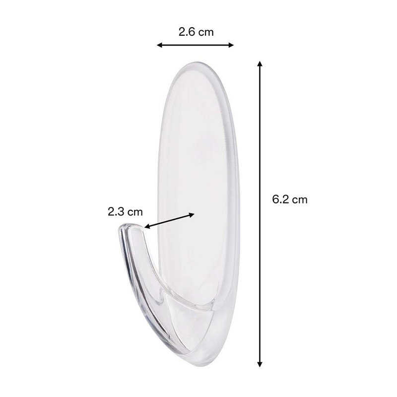 Command Outdoor Window Hooks, Holds 2 lbs, Medium (17091CLR-AWES)