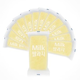 Korean Milk Rice Cracker 밀크 쌀과자 240g (240g, Melon)