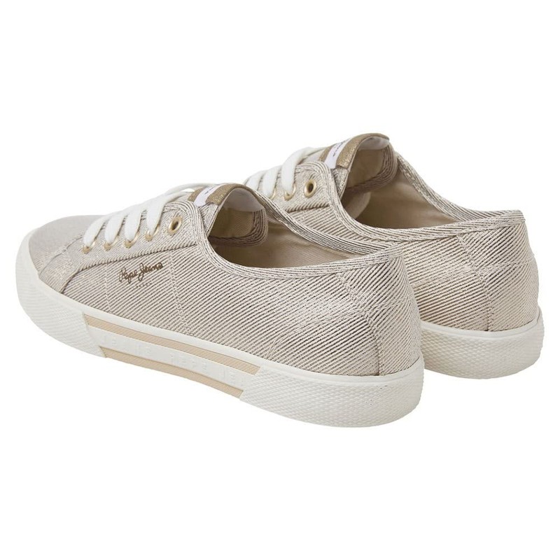 Pepe Jeans Women's Brady Party W Trainers, Yellow gold