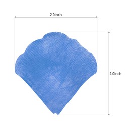 JHFGJGH 500 Pcs Exquisite Light Blue Rose Petals, Emulation Silk Rose Petals, Artificial Flower Petals for Romantic Nights, Weddings, Events, and Valentine's Day Deco (Light Blue)