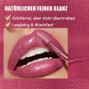 Glitter Lip Gloss Matt, Liquid Lipstick with Diamond Sparkles, 3D