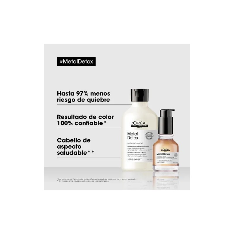 L'Oréal Professionnel Metal Detox| Kit shampoo + aceite