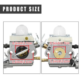 Ollanoos 4241 120 0616 Carburetor Tune Up Kit, Replacement for Stihl SH86 SH86C BG86CE BG86Z BG86CEZ Blower, Replaces C1M-S261 C1M-S261B 4241 120 0607 4241 120 0600