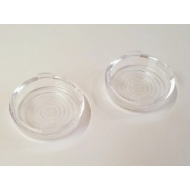 Big Dog Motorcycles OEM Clear Circle Turn Signal Lenses (PAIR) K9, Pitbull, MORE