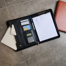 Multi Meeting Note Briefcase Meeting Real Estate contract black