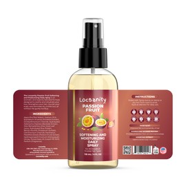 Locsanity Locsanity Daily Moisturizing Spray for Dull, Dry Locs ?rial Size Passion Fruit Hair and Scalp Moisturizer for Dreadlocks, Sisterlocks, Microlocks, Braids to Control Oil and Frizz (4 fl oz)