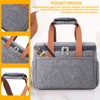 Insulated Lunch Bag with Bottle Holder, Cool Lunch Box for