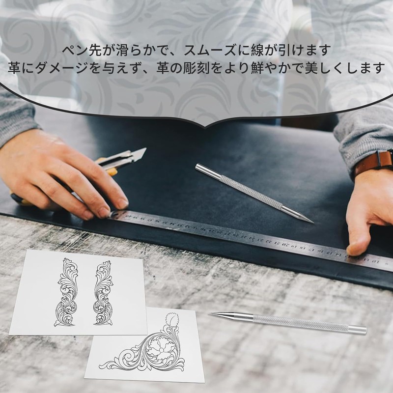 happykau Iron Brush Set of 2 Embossing Embossing Pen Papercraft