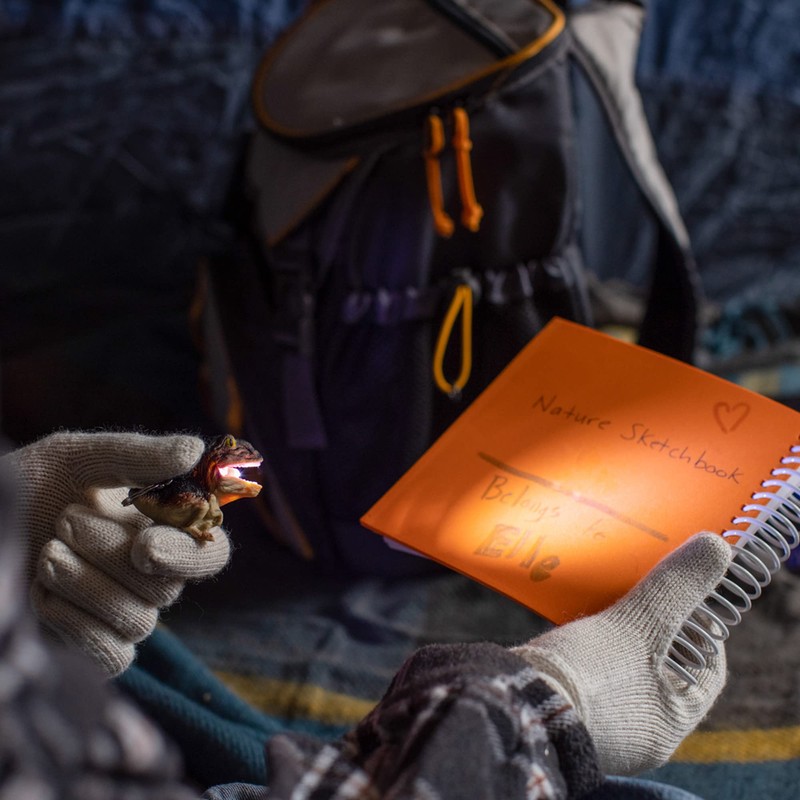 Sun Company Wildlight Animal Caribina Flashlight | Mini Animal Keychain