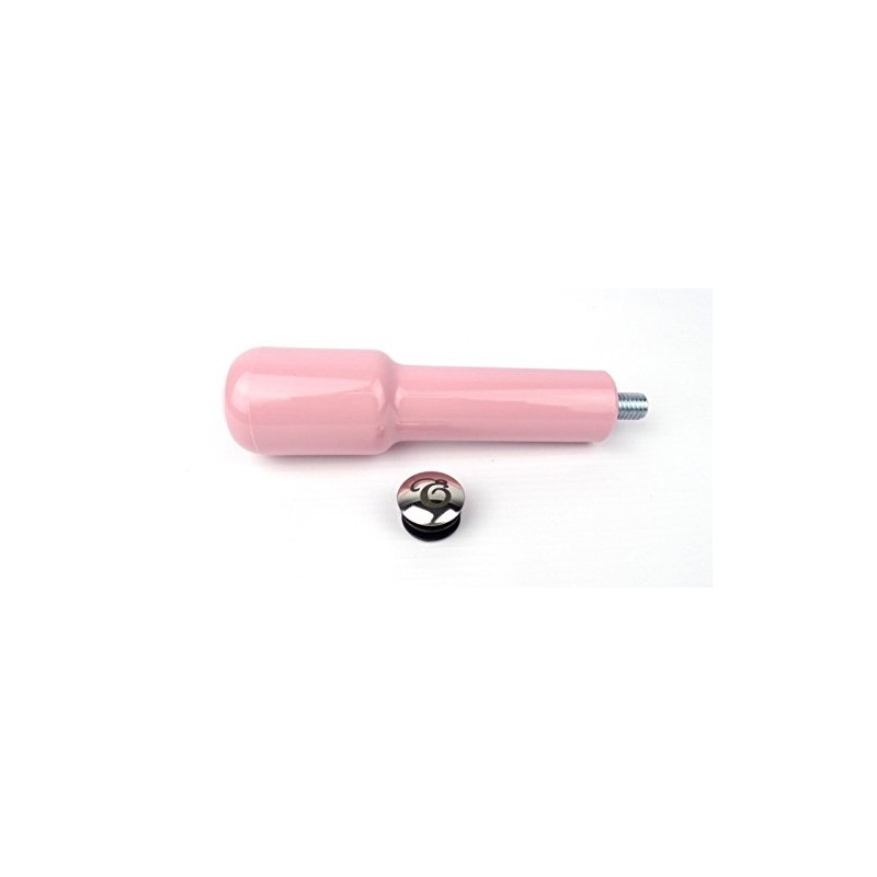 Pink Plastic Replacement Portafilter Handle (M10 Thread) & Chrome End