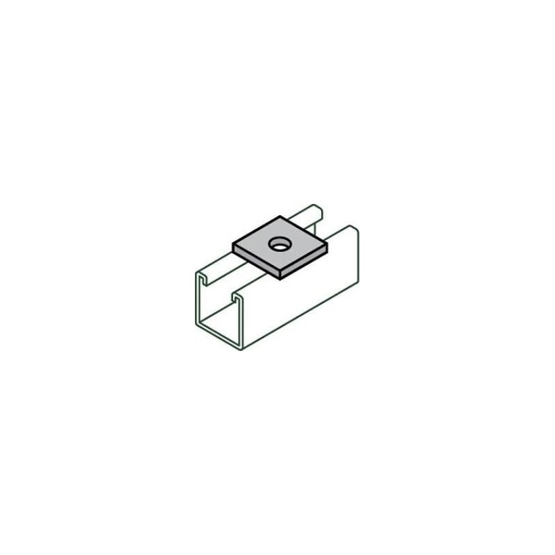 Greened House Zinc Plated Square Plate Washer M10 40mm x