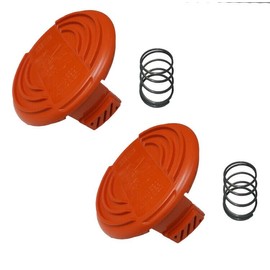 Tolxh #385022-03N-2PK Spool Cap & Spring AFS Trimmer 385022-03N GH400 GH500 GH600 CST1000 CST2000 NST2018 ST7000 ST6600 ST7700 Quality Durable New Replacement Parts For Black & Decker