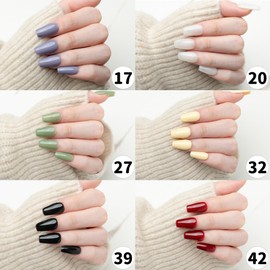 Sun&Beam Nails One-Step Gel Nail 3 in 1 | Base Top, No Sanding, UV and LED Compatible, Easy Off, 6 Pieces (17+20+27+32+39+42)