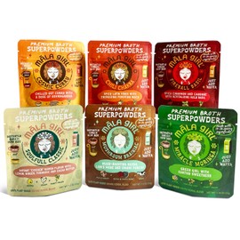 Māla Girl Ramen Broth and Seasoning Superpowder, Packed with Vitamins, Minerals and Antioxidants, Promotes Immunity and Gut Health, Vegan, Gluten and Dairy Free