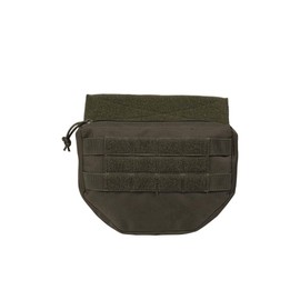 MIL-TEC Drop Down Pouch with MOLLE System for Plate Carrier Vest with ID Patch Holder