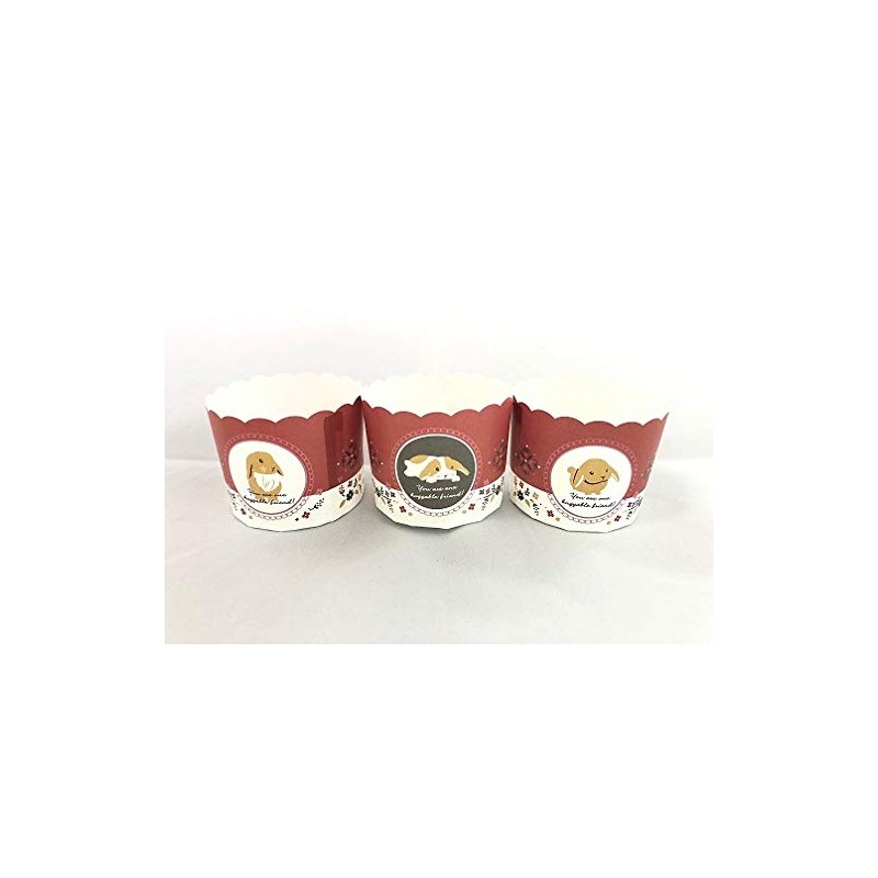 Pastreet FBAT189-193 Muffin Cups, 5 Patterns (Animal), 20 Pieces Each,