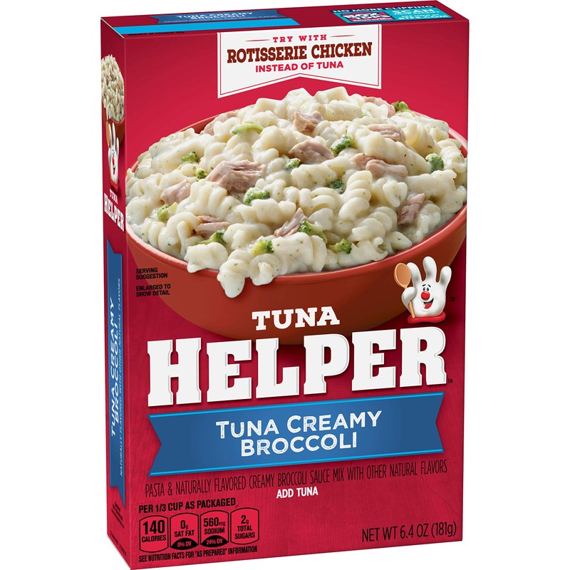 Betty Crocker Tuna Helper, Tuna Creamy Broccoli, 6.4 oz (Pack