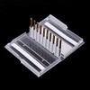 Carbide End Mills 1/8 Inch Screwed Shank Titanium Coated PCB