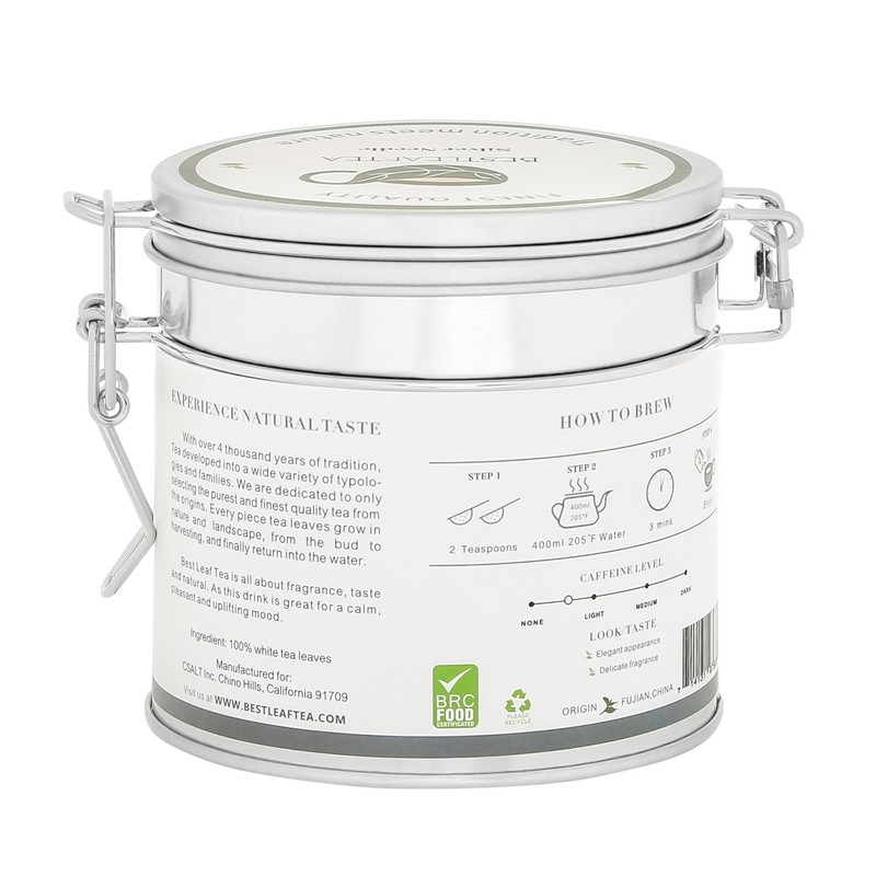 BESTLEAFTEA- Silver Needle White Tea/Bai Hao Yin Zhen/70g/ 2.5Oz