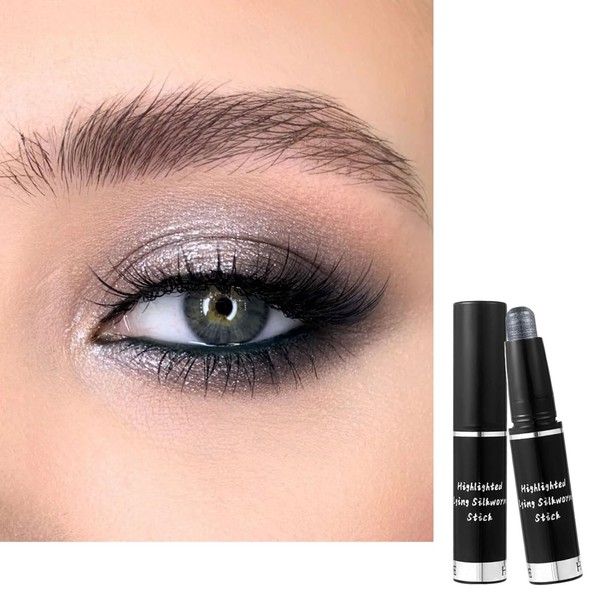 Metallic Black Eyeshadow Stick Cream Eye Shadow Stick, Shimmer Glitter