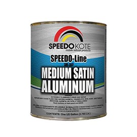 Speedokote Medium Satin Aluminum toner for automotive base coat, One Gallon SMR-3687