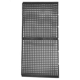 24 Inch x 48 Inch Support Grate for Water Feature Basin Construction - Holds Pond and Water Garden Bubblers, Rocks, Other Decorations - Hides Reservoir - Rustproof - Black - Can Be Cut