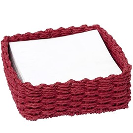 IHR Serviettenhalter - Papier Meshwork rot Luncheon 19x6.5x19cm