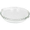 Pyrex Bakeware 9.5" Clear Scalloped Glass Pie Plate - Made