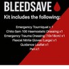 BLEEDSAVE Trauma Waist Bag with Basic Bleed Control Kit –