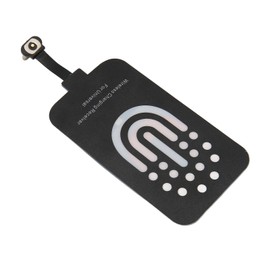 Adaptador Receptor de Carga Inalámbrica, Receptor de Cargador Inalámbrico Qi Súper Rápido Tipo C 2000mA, Parche de Carga Inalámbrico Tipo C Ultra Delgado de 10W, Conveniente de