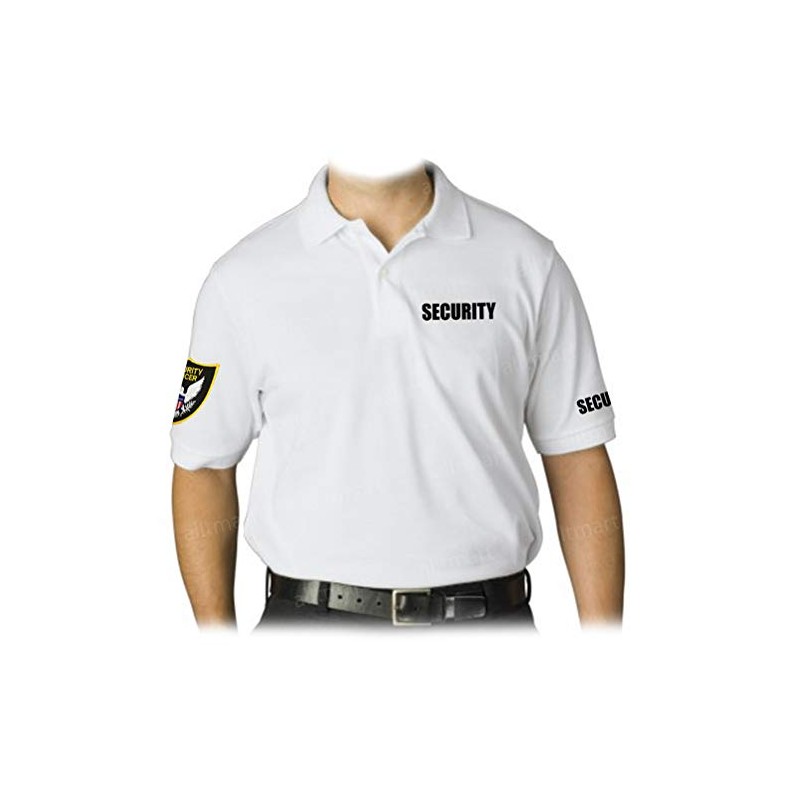 Gs-eagle for Men's Security with Embroidery Badge Collar Polo Shirt
