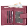 Ladies RFID Safe Designer Leather Purse Card Women Wallet Zip
