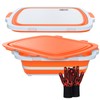 XL Collapsible BBQ Prep Tub with Cutting Board & Drain