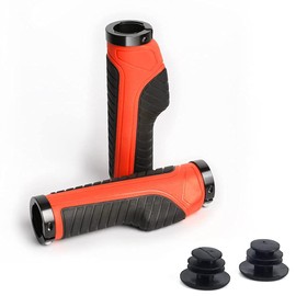 NewDoar Bike Handlebar Grips Double Locking Non-Slip Ergonomic Mountain Bike Parts Resin Skid-Proof Bicycle Grips 4 Colors