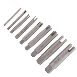 Lwuey Tap Extractor, Broken Head Taps Remover High Speed Steel Stripped Screw Tap Extractors Set Compact Easy Operation Maintenance Equipment Suitable for Removing Screws Bolt, Lwueyrb18n7gouv-02
