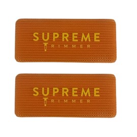Supreme Trimmer BARBER GRIPPERS – Salon & Barber Hair Holders for Men, Women, Barbers, Stylists, Makeup Artist 3PK (Orange/Yellow Rectangle 3PK)
