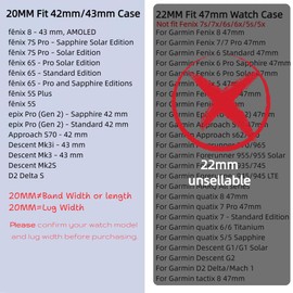 20mm Nylon Quick-Fit Watch Band for Garmin fenix 7S/6S/5S, epix Pro Gen 2 42mm, fenix 8 43mm, Descent Mk3/Mk3i 43mm, Approach S70, D2 Delta S – Soft, Breathable Replacement Strap for Men & Women