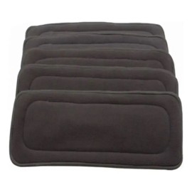 5 Absorbentes Nocturnos Charcoal 5 Capas Alva Baby Original