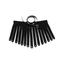 Roman Gladiator Cosplay Costume Kilt Medieval Armor Skirt Leather Roman Apron Belt Vintage Knight Armor Skirt Black