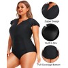 Holipick Plus Size One Piece Swimsuit for Women Tummy Control