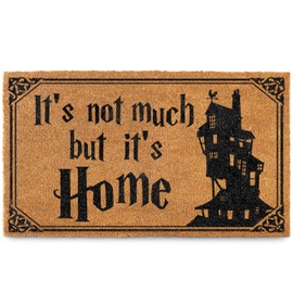 It's Not Much but It's Home Door Mat 30x17 Inch, Nerd Welcome Mat for Covered Outdoor Area, Potter Rug, Potter Doormat, Potter Outdoor Decor, Funny Nerd Gift