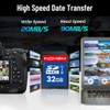 32GB SD Card, C10 SDHC UHS-I Memory Cards U1 Class